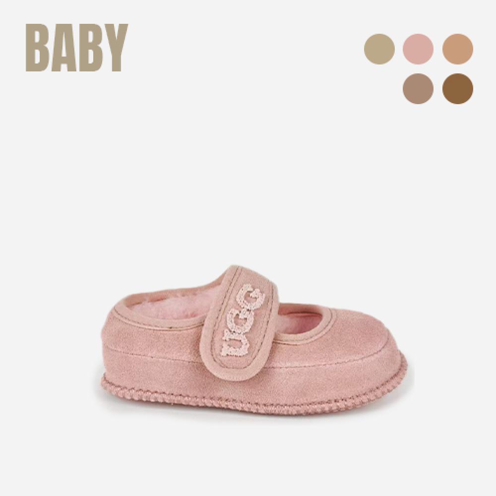 오즈웨어 로고 베이비 메리제인 (스웨이드 밑창)